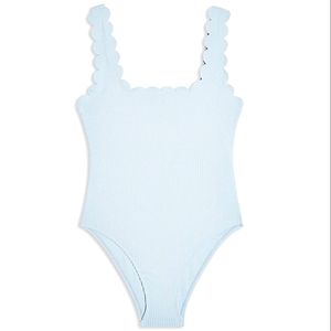 Scalloped Topshop One-piece Swimsuit